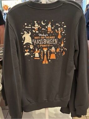 Disney Mickey's Not-So-Scary Halloween Party  Sweatshirt - Black - XL